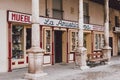 Aranda de Duero street, traditional city in the province of Burgos. Castilla y Leon, Spain