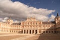 Aranjuez palace buildings and gardens in Madrid