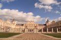 Aranjuez palace buildings and gardens in Madrid