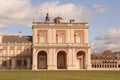 Aranjuez palace buildings and gardens in Madrid