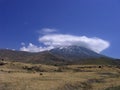 Ararat hiding in cloud cap