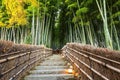 Arashiyama Bamboo Forest path, Kyoto Royalty Free Stock Photo