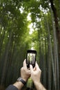 Arashiyama Bamboo Grove Royalty Free Stock Photo