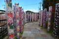 ARASHIYAMA, JAPAN - December 6, 2016 - Kimono forest at Arashiyama