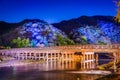 Arashiyama, Kyoto, Japan at Togetsukyo Bridge