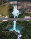 Aratiatia Rapids dam on Waikato river opened