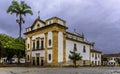 The historic First Church of our Lady of Remedies in the old town of Paraty in Brazil