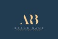 ARB abstract letter logo design Royalty Free Stock Photo