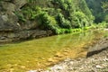 Arba river in Aragon,Spain Royalty Free Stock Photo