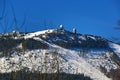 Arber, Winter landscape around Bayerisch Eisenstein, ski resort, Bohemian Forest (ÃÂ umava), Germany