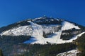 Arber, Winter landscape around Bayerisch Eisenstein, ski resort, Bohemian Forest (ÃÂ umava), Germany