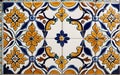 Arabic ceramic tile texture, classic and old school with 8K resolution