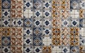 Arabic ceramic tile texture, classic and old school with 8K resolution