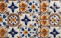 Arbic ceramic tile texture, classic and old school with 8K resolution