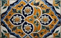 Arbic ceramic tile texture, classic and old school with 8K resolution