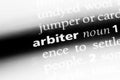 arbiter Royalty Free Stock Photo