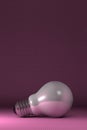 Arbitrary light bulb lying Royalty Free Stock Photo