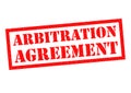ARBITRATION AGREEMENT Royalty Free Stock Photo