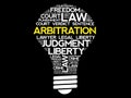 Arbitration bulb word cloud Royalty Free Stock Photo