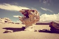 Arbol de Piedra in Siloli desert, sud Lipez reserva, Bolivia Royalty Free Stock Photo