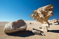 Arbol de Piedra - tree of rock, Siloli desert - Bolivia Royalty Free Stock Photo