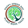 World environment day, reforesting arbor day symbol Royalty Free Stock Photo