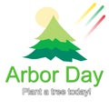 Arbor Day Logo Illustration