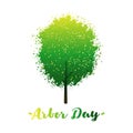 Arbor Day logo with tree