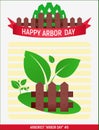Vector. Arborist Arbor day #8