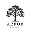 Arbor Garden Tree Logo Template