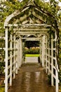 Arbor Into Rose Garden Royalty Free Stock Photo