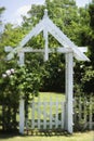 Arbor in Yard