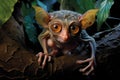 Arboreal Spectral tarsier animal. Generate Ai Royalty Free Stock Photo