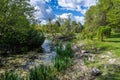 Arboretum Garden in Spring Royalty Free Stock Photo