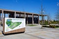 Arboretum map at the National Memorial Arboretum, Alrewas. Royalty Free Stock Photo