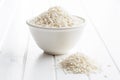 The arborio rice. Royalty Free Stock Photo