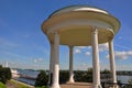 An arbour on Volga embankment in Yaroslavl Royalty Free Stock Photo