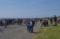 Arbroath, Scotland-4th June 2016:The Crowds follow the Marching bands and parade at an event honouring local heroes in Arbroath.