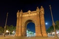 Arc de Triomf Royalty Free Stock Photo