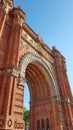 Arc de Triomf in Barcelona, Catalonia, Spain