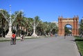 Arc de Triomf, Barcelona, Catalunya, Spain. August 2012