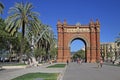 Arc de Triomf, Barcelona, Catalunya, Spain. August 2012