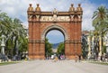Arc de Triomf in Barcelona, Spain