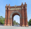 The Arc de Triomf in Barcelona, Spain Royalty Free Stock Photo