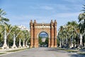 Arc de Triomf in Barcelona Royalty Free Stock Photo