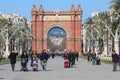 Arc de Triomf - Barcelona Royalty Free Stock Photo