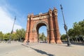 Arc de Triomf / Triumph Arch, Passeig de Lluis Companys, Barcelona, Spain Royalty Free Stock Photo