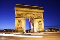 Arc de Triomphe Royalty Free Stock Photo