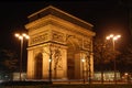 Arc de Triomphe Royalty Free Stock Photo