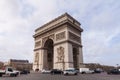 Arc de Triomphe, Arch of Triumph, Famous Tourism Landmark in Paris France Royalty Free Stock Photo